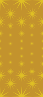 Expanding Stars - gold on mustard tapetit
