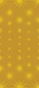 Expanding Stars - gold on mustard