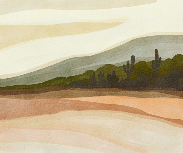 Serene Desert Panorama