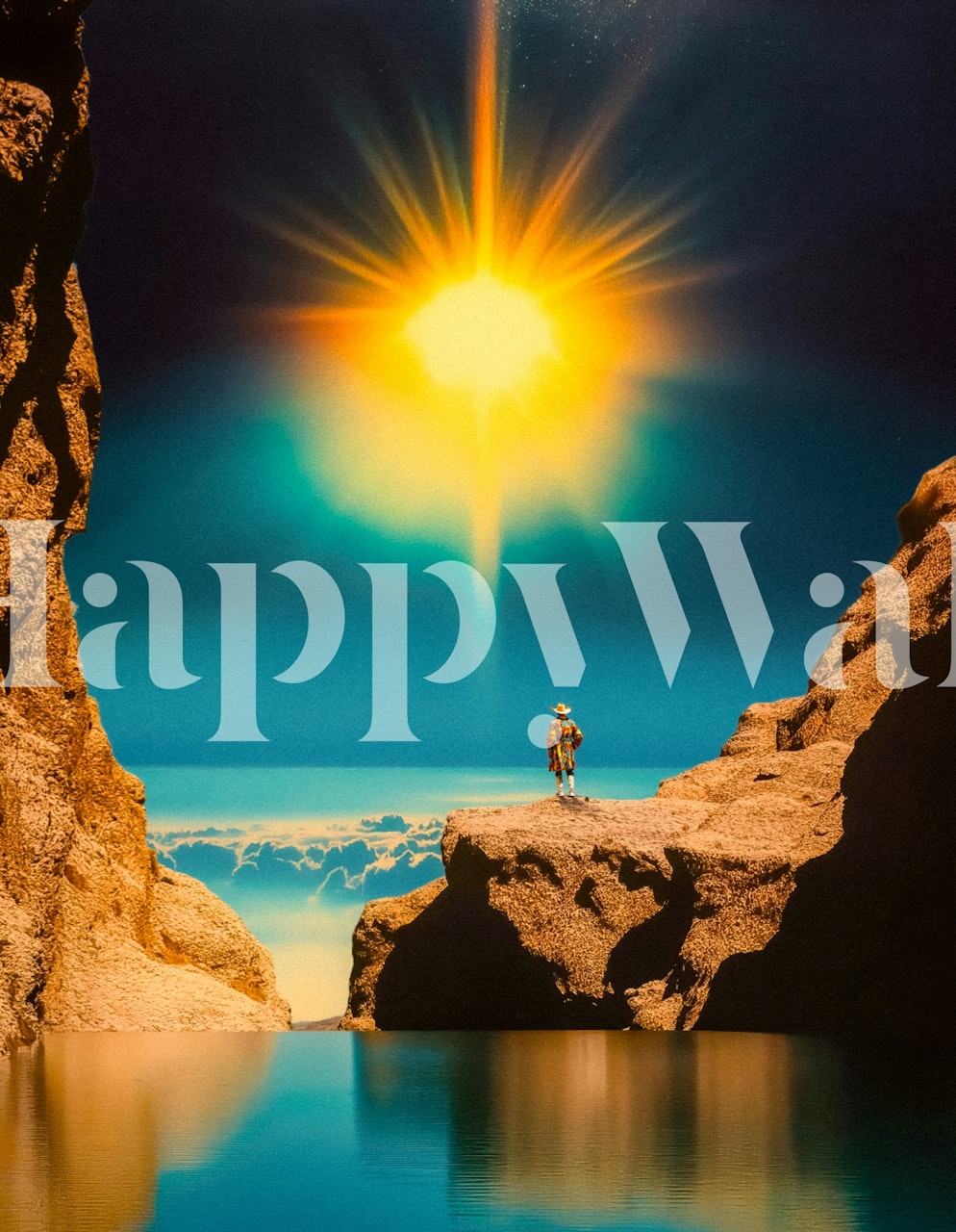 Voyager at the Edge of Light tapeta w pokoju