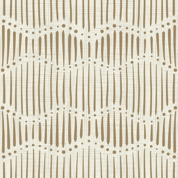 Boho Waves Dull Gold