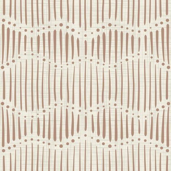 Boho Waves Mocha Mousse