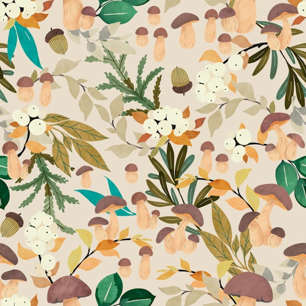 Rustic Mushroom Grove