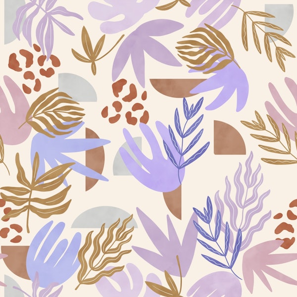 Whimsical Plant Motifs