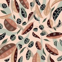 Autumn Hues Foliage carta da parati