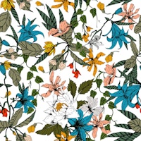 Serene Garden Splendor papel de parede