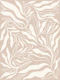 Serene Botanic Flow • Cream & Mocha Mousse