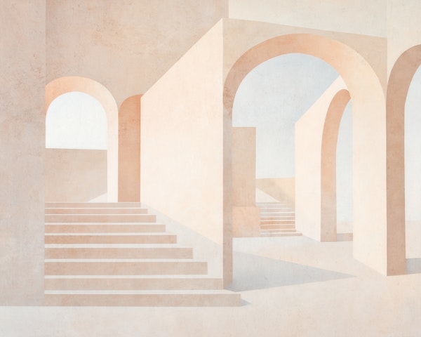 Minimalist Archway Painting