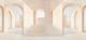 Minimalist Archway Painting Ambiental