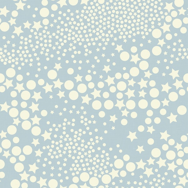 Galaxy Glam Geometry Baby Blue WP