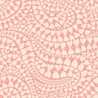 Heart Fern Garland Baby Pink WP wallpaper