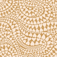 Heart Fern Garland Gold WP wallpaper