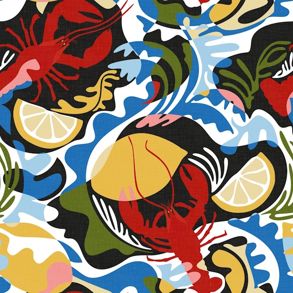 Crustacean Core Lobsters and Lemons WP