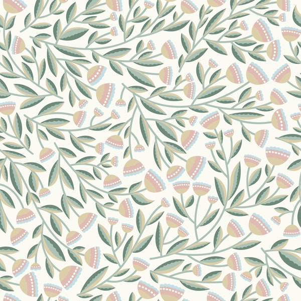 Delicate Flowers on Light WP