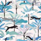 Vibrant Tropical Jungle Cats Palms No.02 WP