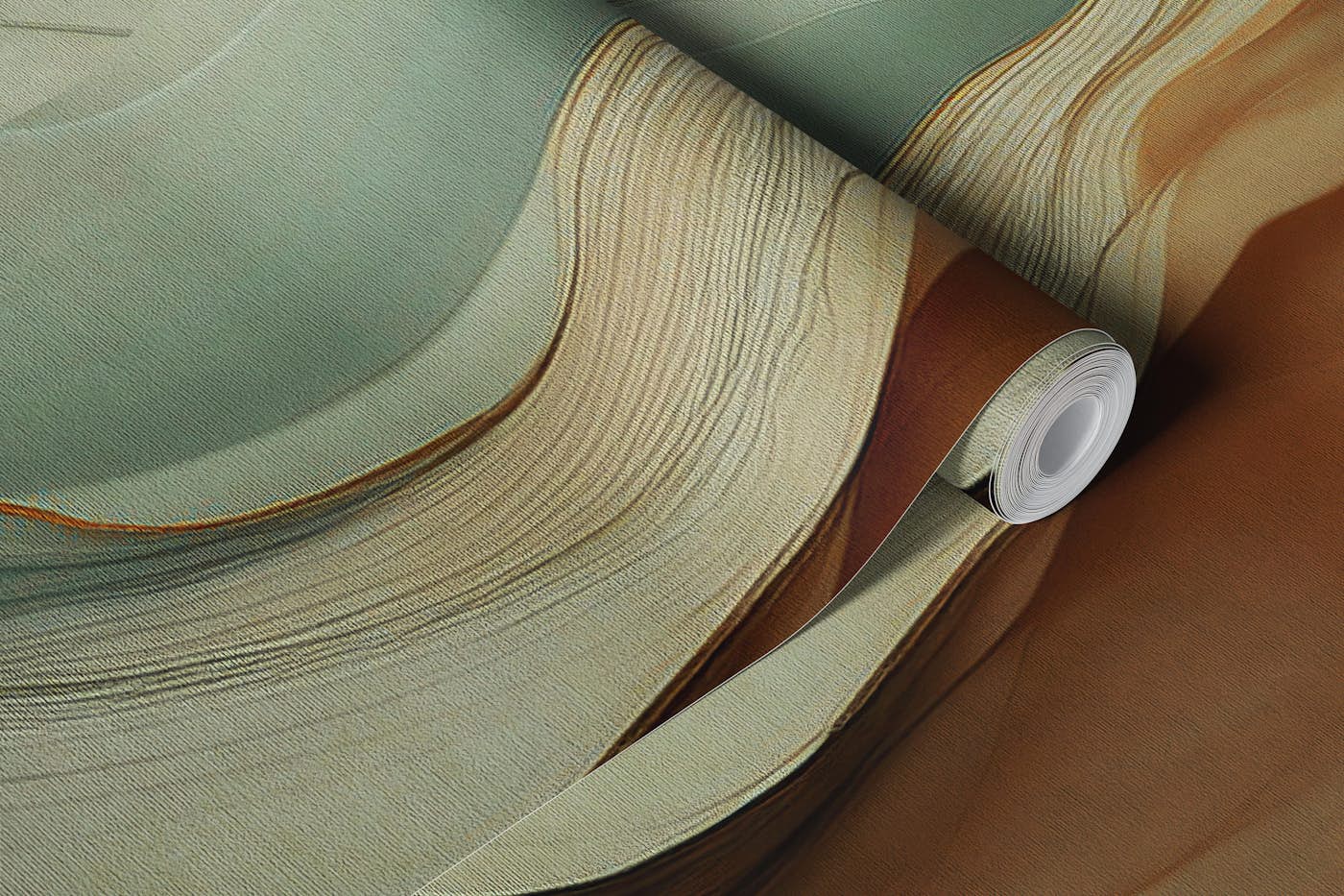 Earthen Ripple Effect wallpaper roll