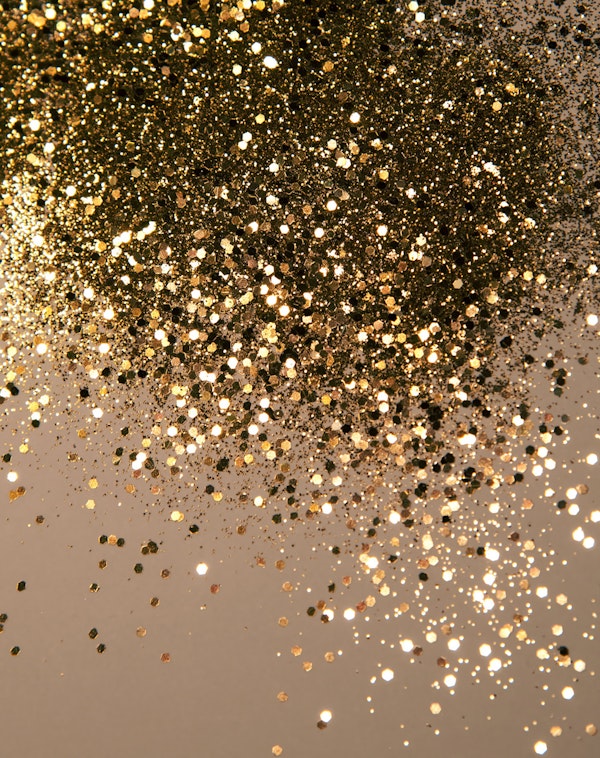 Sparkling Gold Brown Glitter 1