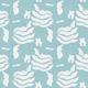 Girl with Cat Pattern - Aqua Blue