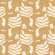 Girl with Cat Pattern - Mustard