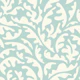 Modern Tropical Leaves on Clearwater Blue WP