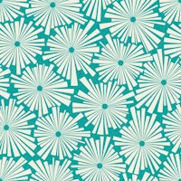 African Nature Flowers on Turquoise WP wallpaper