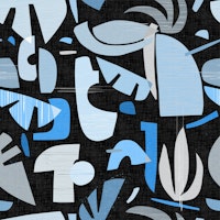 Mid Century Tiki Jungle No.02 WP behang