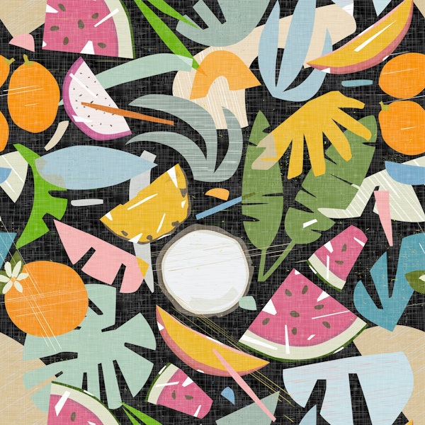 Mid Century Modern Tiki Picnic No.01 WP