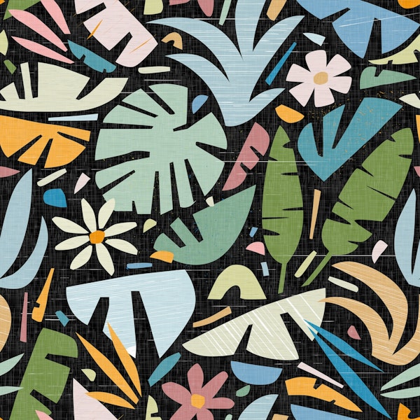 Mid Century Modern Tiki Plants No.01 WP