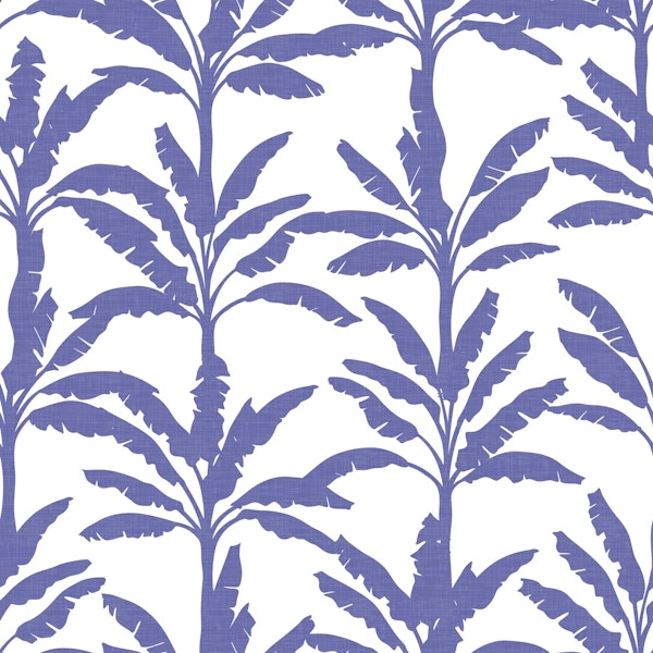 Purple Palm Trees on White WP