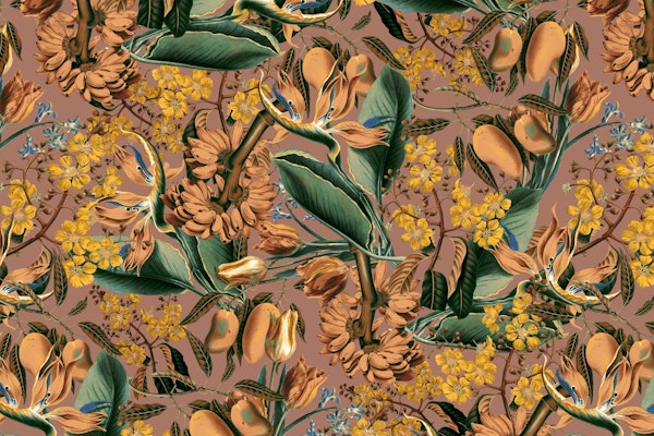 Banana and Leaf Pattern