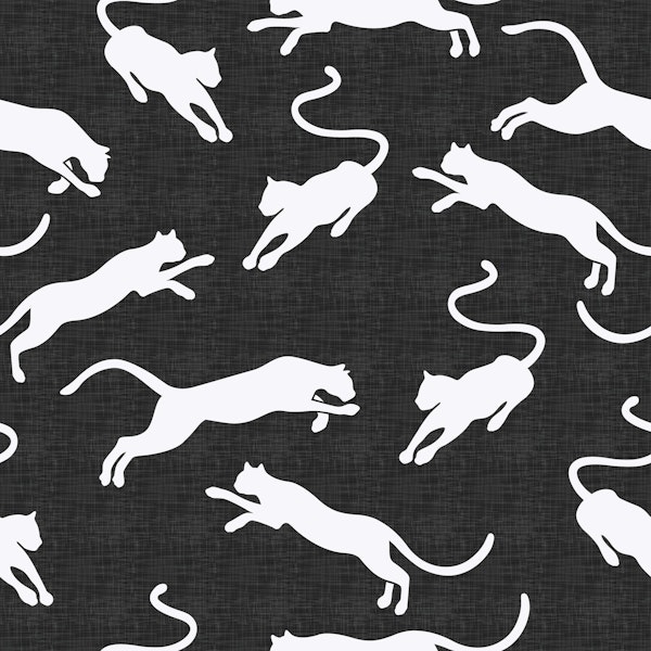 White Panthers on Charcoal WP