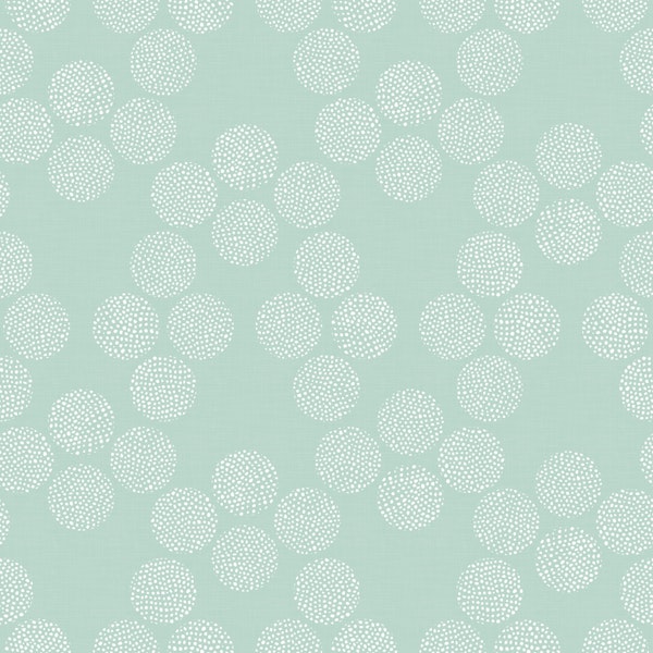 Boho Dots on Light Mint Green WP