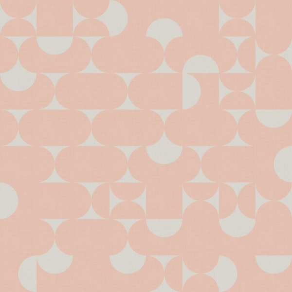 Modern Minimalist Geometry Cozy Blush WP