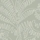 Line Art Palm Leaves Sage Grey WP