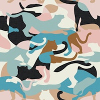 Color Blocking Safari Pastel Shades WP ταπετσαρία