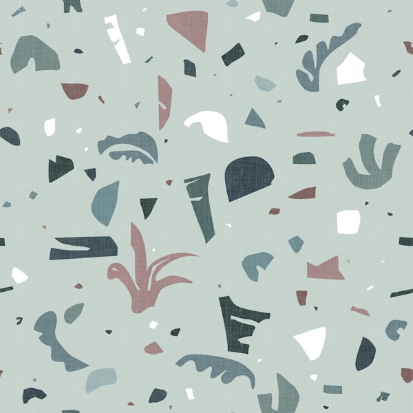 Modern Papercut Shapes Calming Shades WP