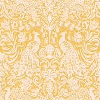 Peacock Damask in Beeswax papiers peint