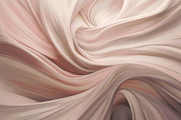 Soft Abstract Peach Flow