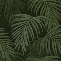 Tropical Palm Leaf - Jungle Green behang