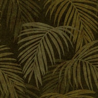 Tropical Palm Leaf - Golden Brown behang