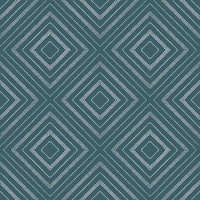 Dotted Geometric - Petrol Blue tapete