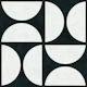 Mid-Century Modern Geometric - Black