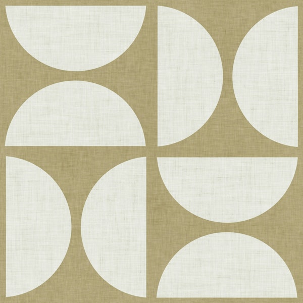 Mid-Century Modern Geometric - Honey