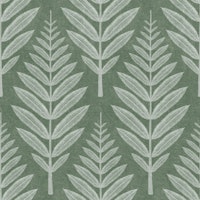 Frosted Leaf Pattern - Earthy Green wallpaper