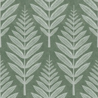 Frosted Leaf Pattern - Earthy Green tapete