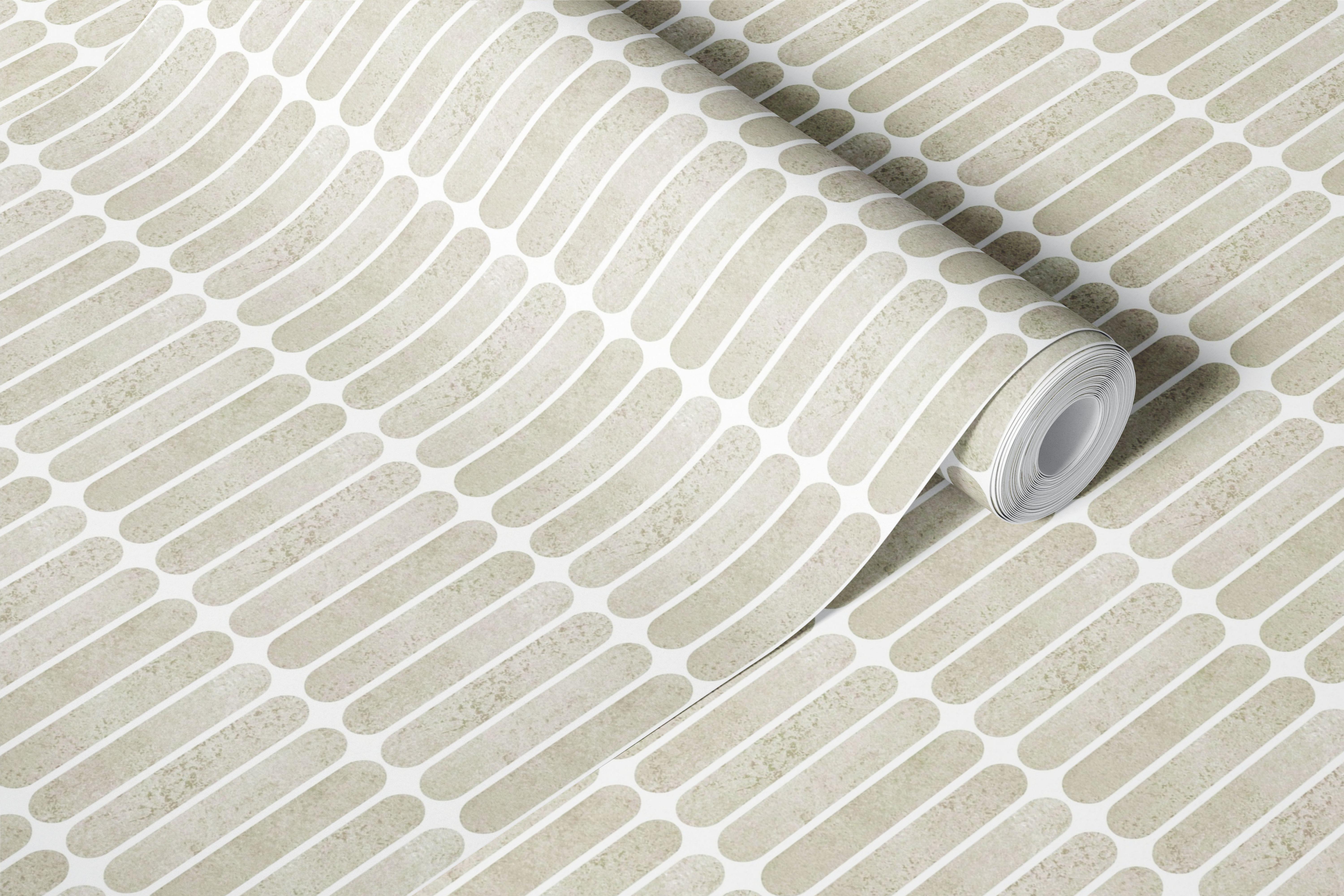 Lozenge shapes in beige tones geometric wallpaper