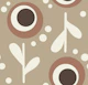 Mocha Mousse Retro Floral