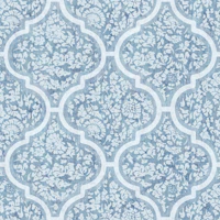 Ornamental Moroccan Tile - Blue wallpaper