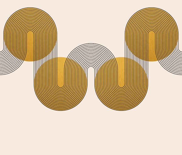 Golden Curvy Bauhaus Luxury