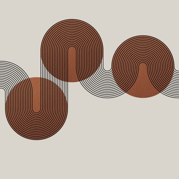 Copper Art Deco Luxe